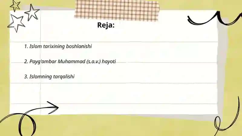 Abdurauf Fitratning "Muxtasar islom tarixi" 2