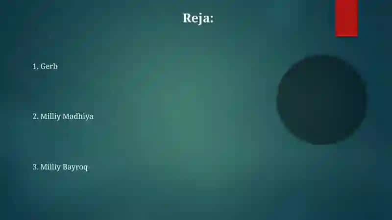 O'zbekiston Respublikasining davlat ramzlari 2