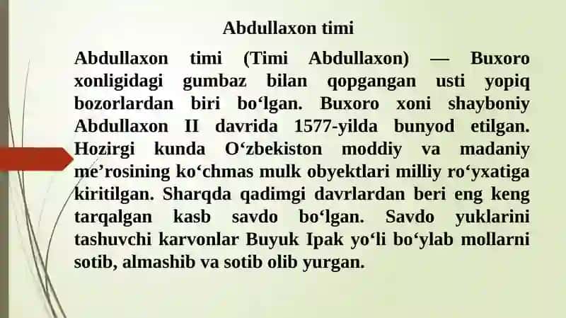 Abdullaxon Timi 2