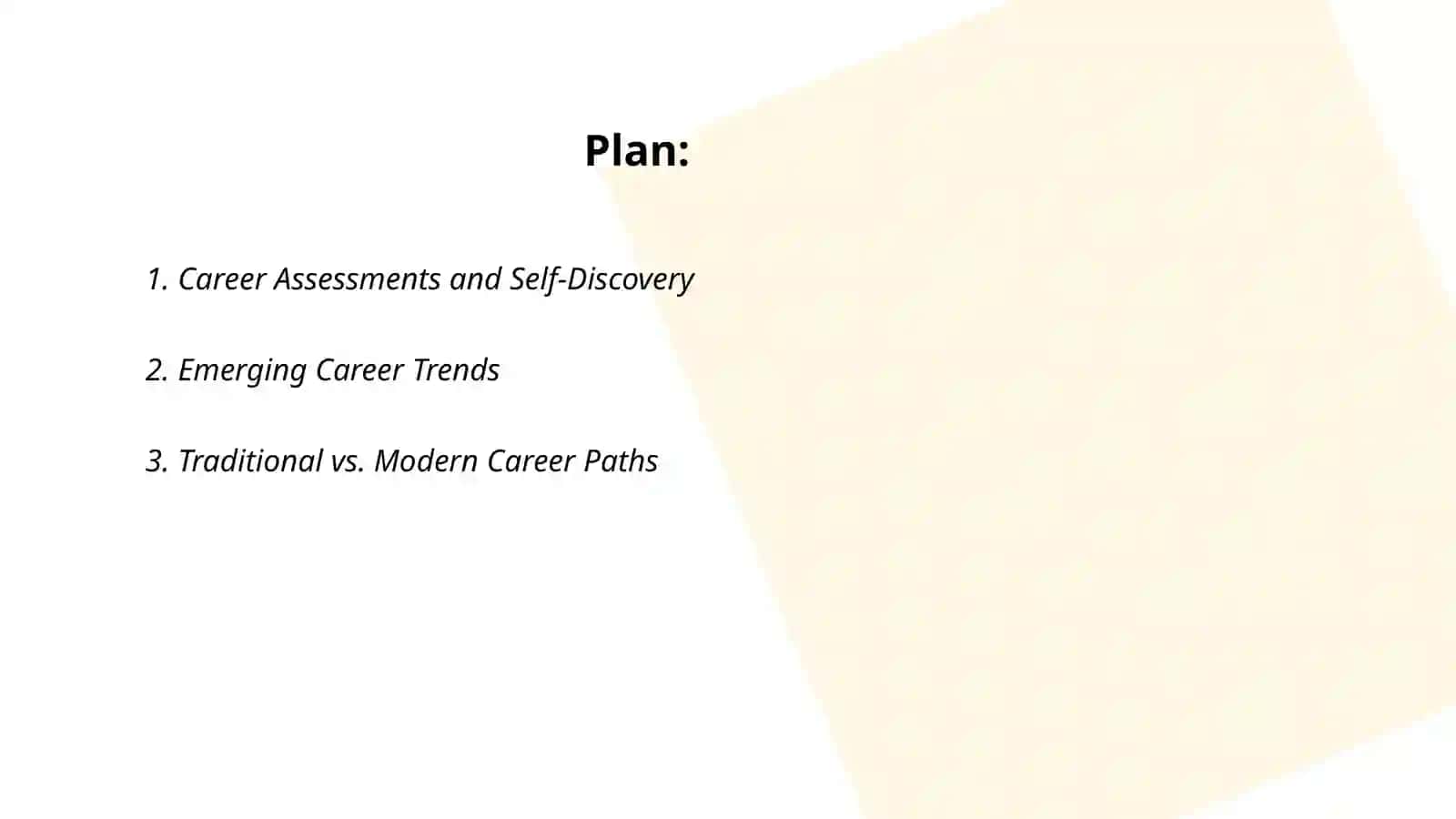 Career choices 2