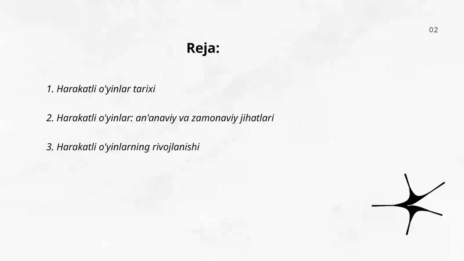 Harakatli o'yinlarni qisqacha tarixi 2