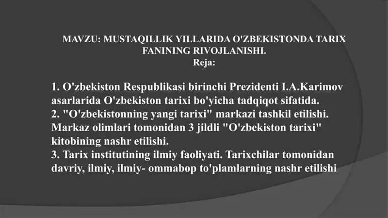 **TARIX FAZILATLARI** 2