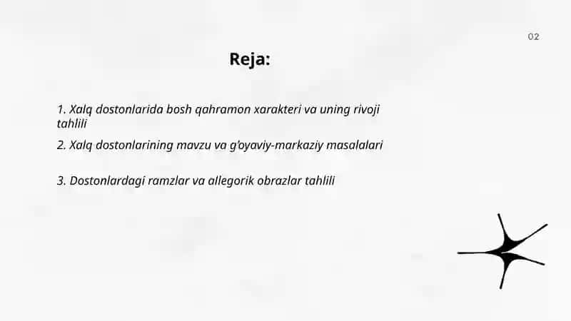 XALQ DOSTONLARI TAHLILI 2