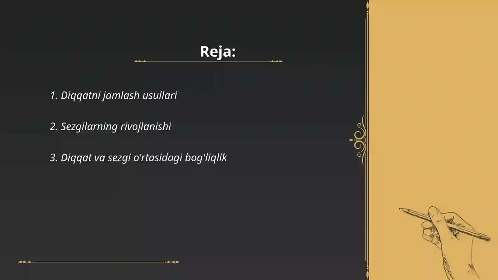 Diqqat va sezgi 2