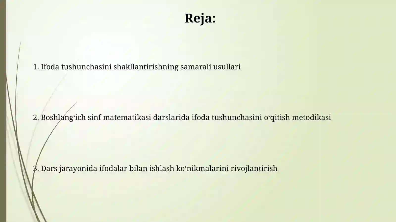 Muvaffaqiyatli Amaliyot Misollari 2