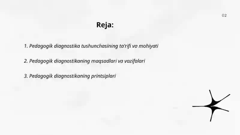 Pedagogik diagnostika tushunchasining mohiyati 2