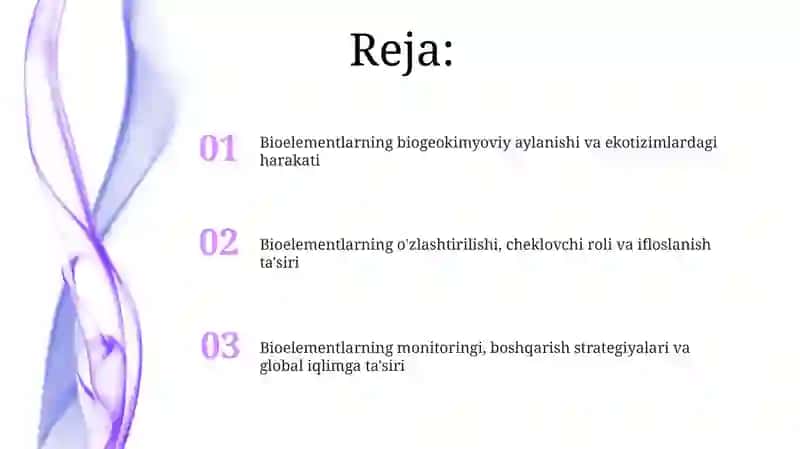 Biogen elementlar kimyosining ekologik jihatlari 2