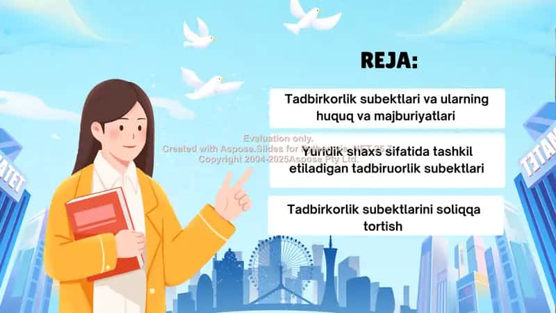 Tadbirkorlik faoliyati subyektlari va ularning xususiyatlari 2