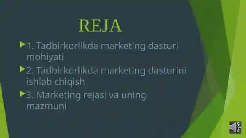 Marketing dasturi 2