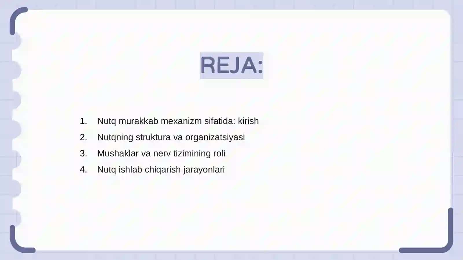 Nutq murakkab mexanizm sifatida 2