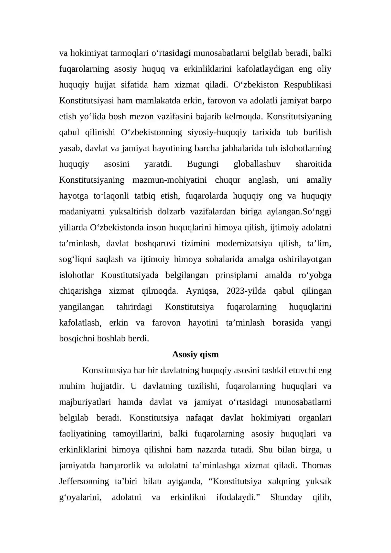 KONSTITUTSIYA-ERKIN VA FAROVON HAYOT GAROVI 2