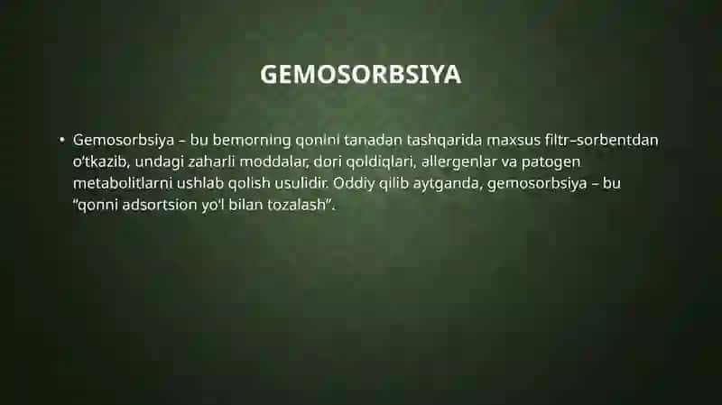 Gemosorbsiya 2