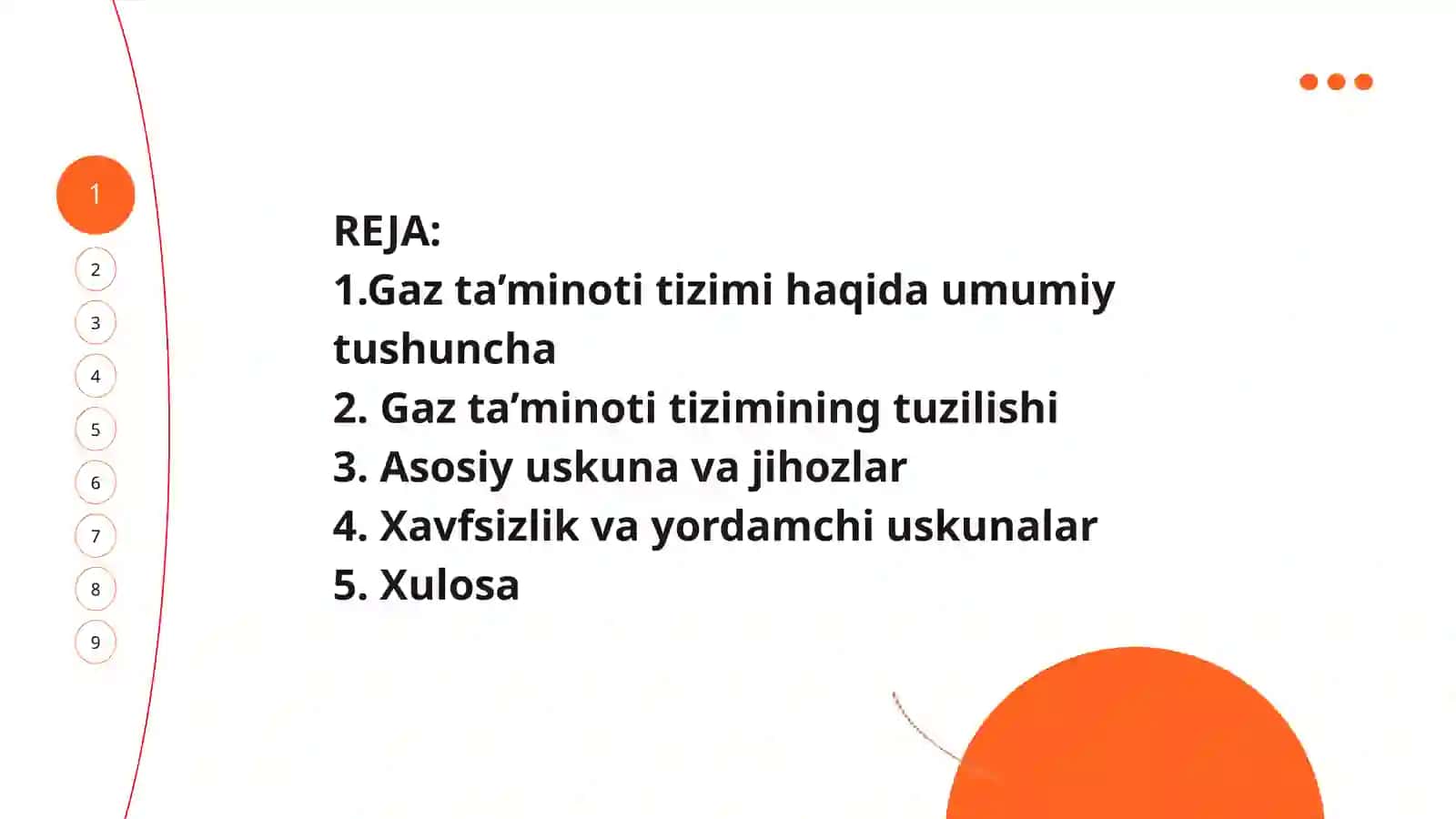 Gaz ta'minotida ishlatiladigan uskuna va jihozlar 2