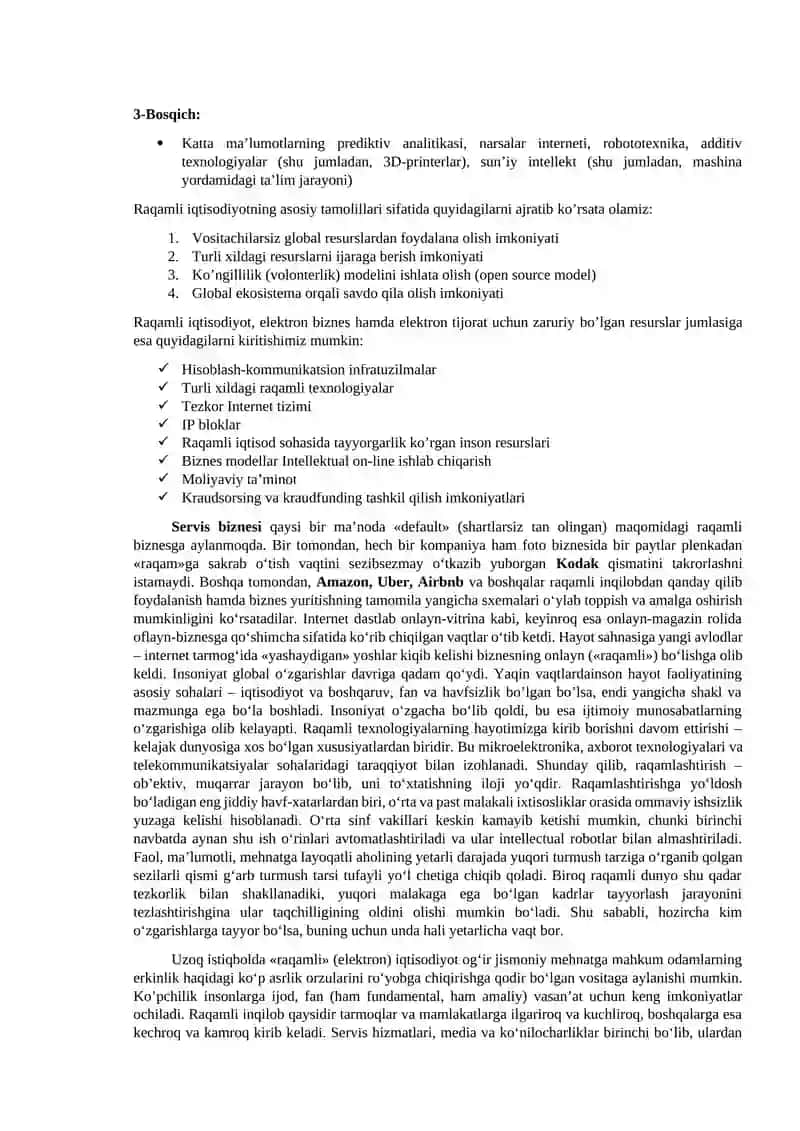 RAQAMLI IQTISODIYOT TUSHUNCHASI VA UNING AHAMIYATI 2