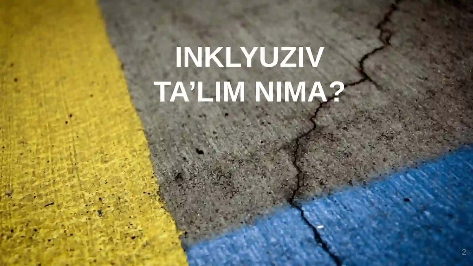 INKLYUZIV TA'LIMNING ZAMONAVIY  TENDENSIYALARI 2