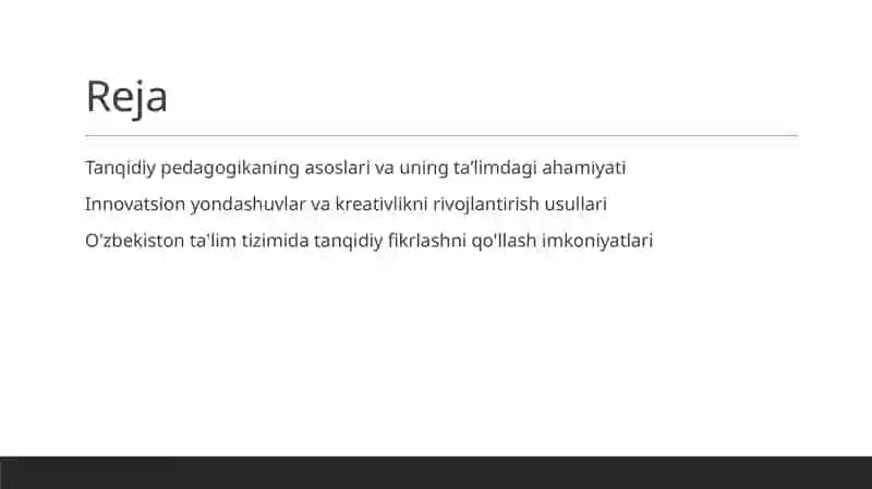 Tanqidiy pedagogika va taʼlimda kreativ yondashuvlar 2