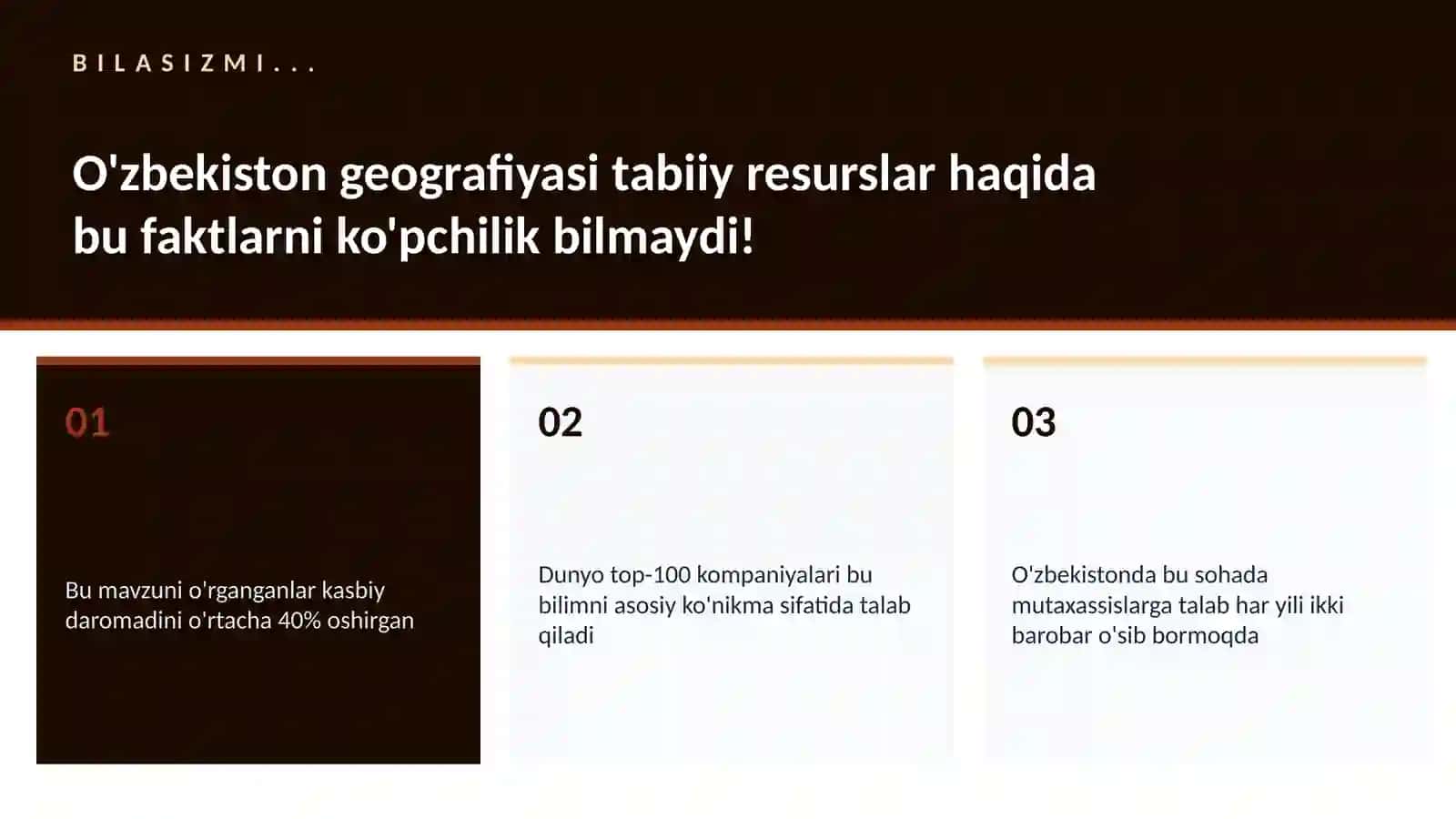 O'zbekiston geografiyasi tabiiy resurslar 2