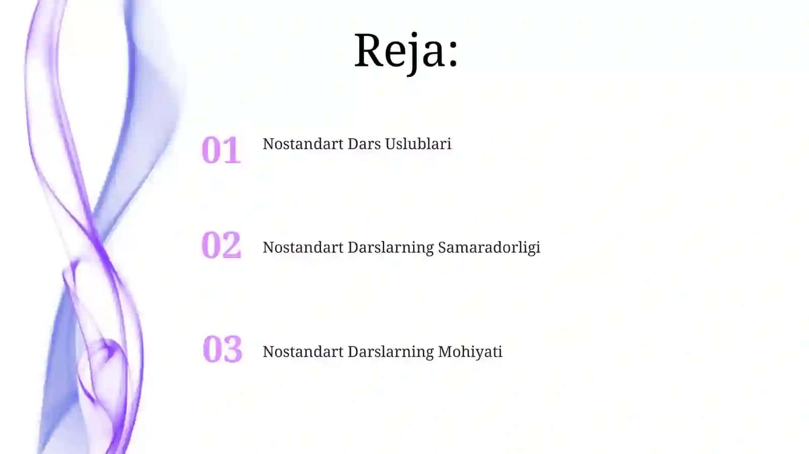 Loyihaviy Usullar 2