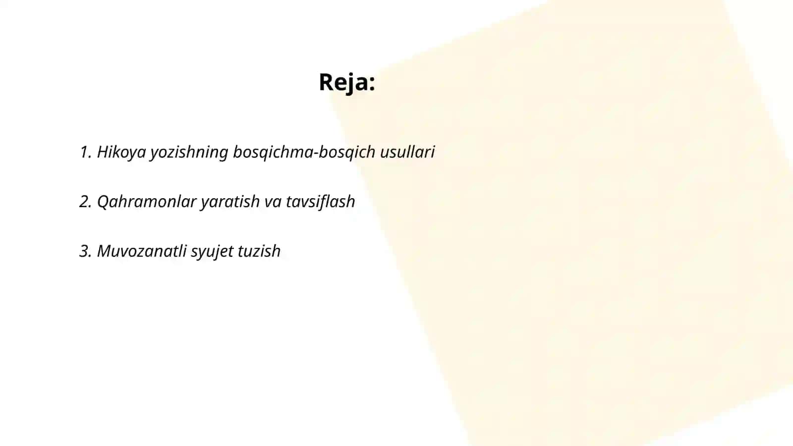Yozuvga o‘rgatish usullari 2