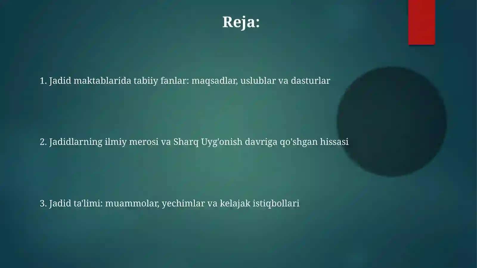 Jadid maktablari tabiiy fanlari 2