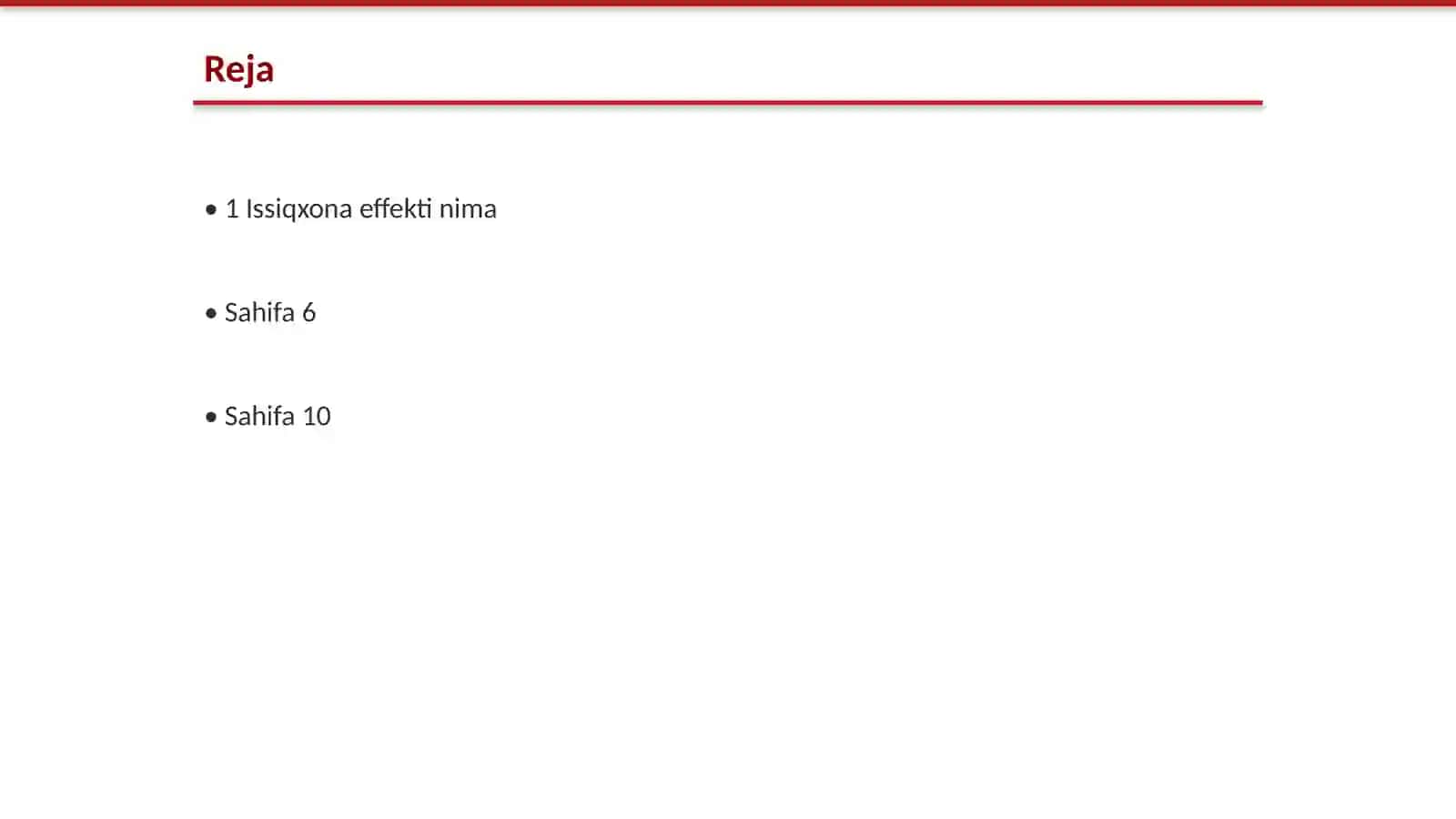 Issiqxona effekti 2