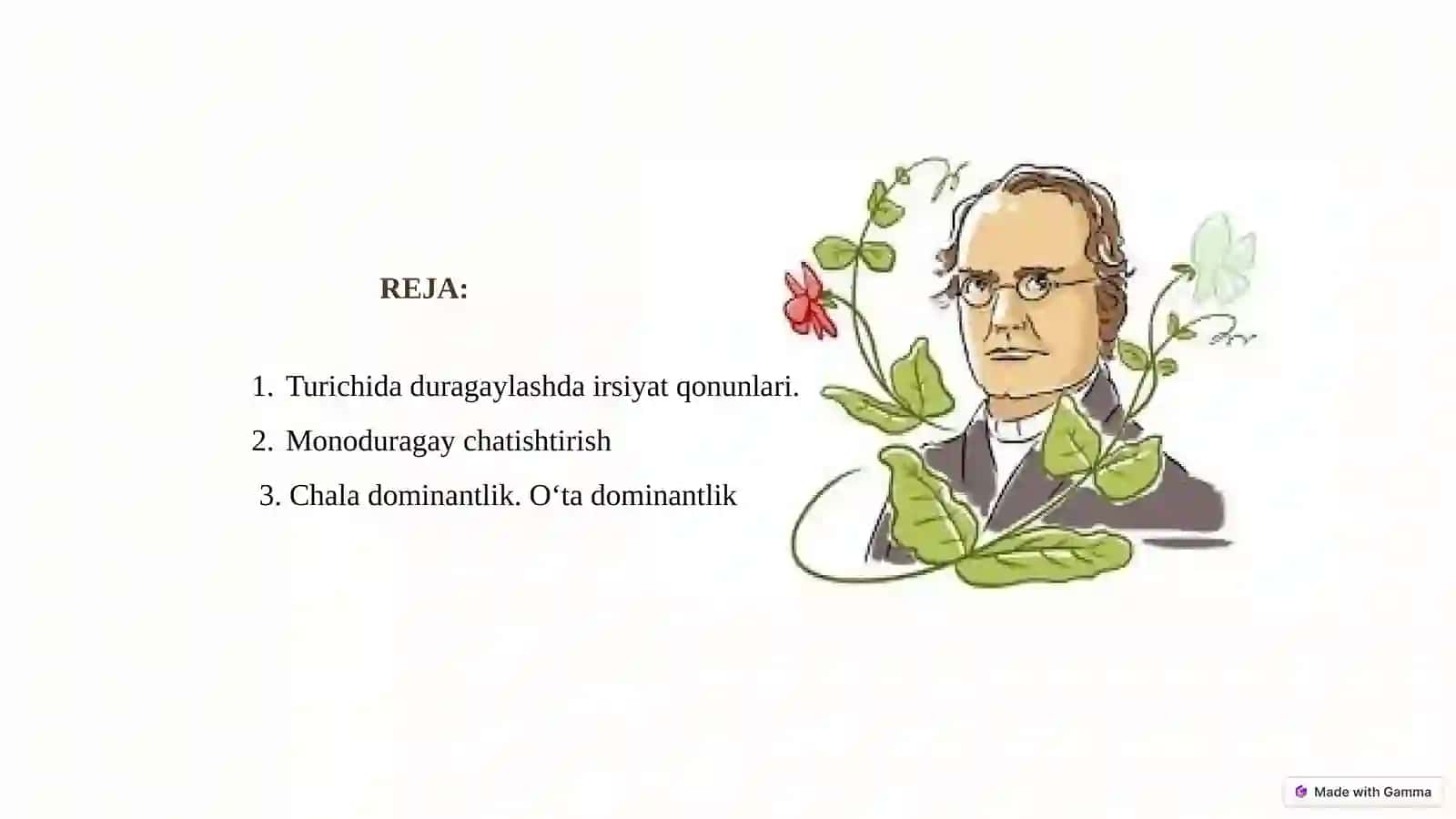 Duragaylashda Irsiyat Qonunlari 2