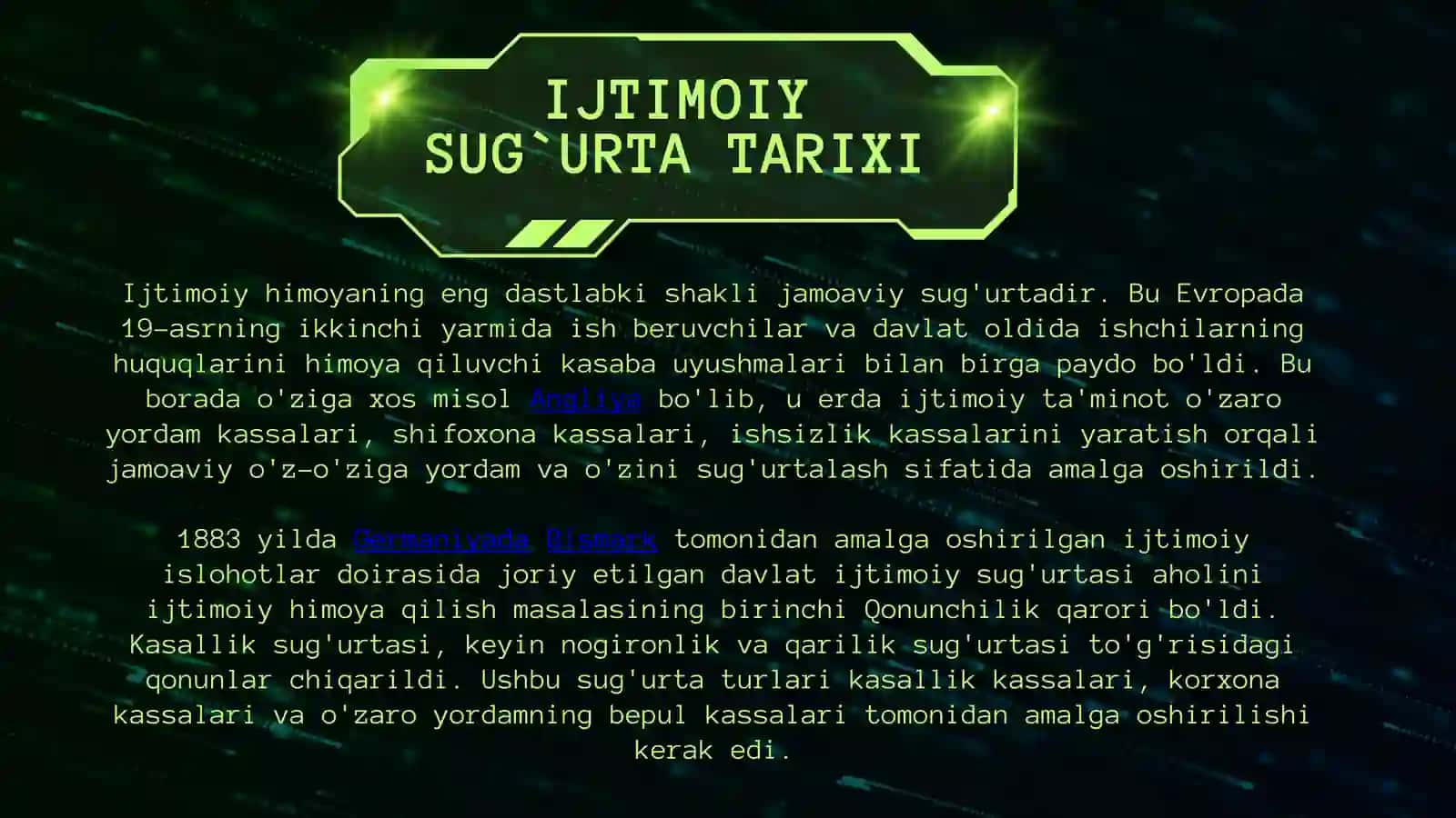 Ijtimoiy suğurtaning nazariy asoslari 2