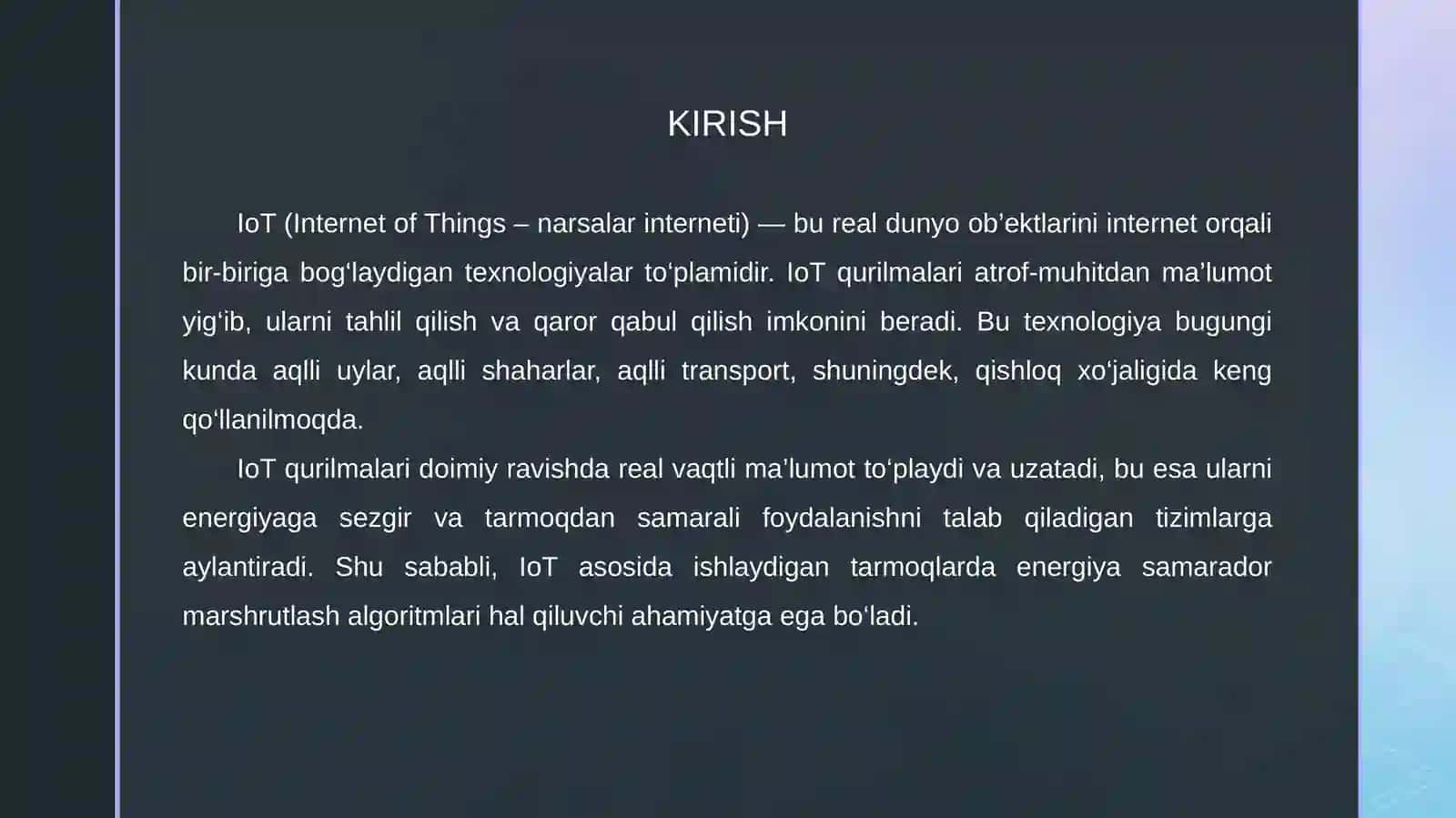 EE-AIRA Algoritmi va uning qo’llanilishi 2