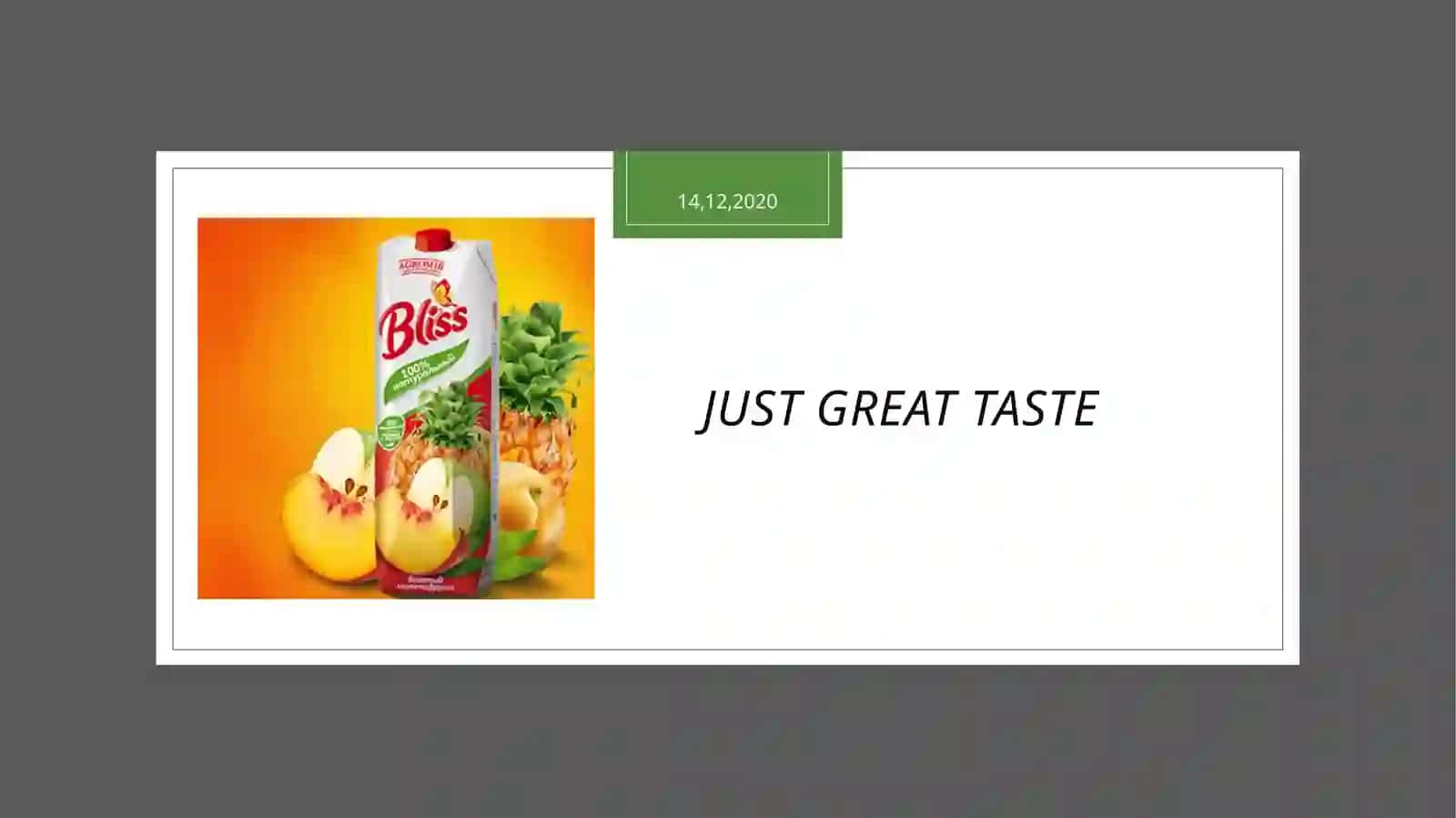 Bliss juice 2