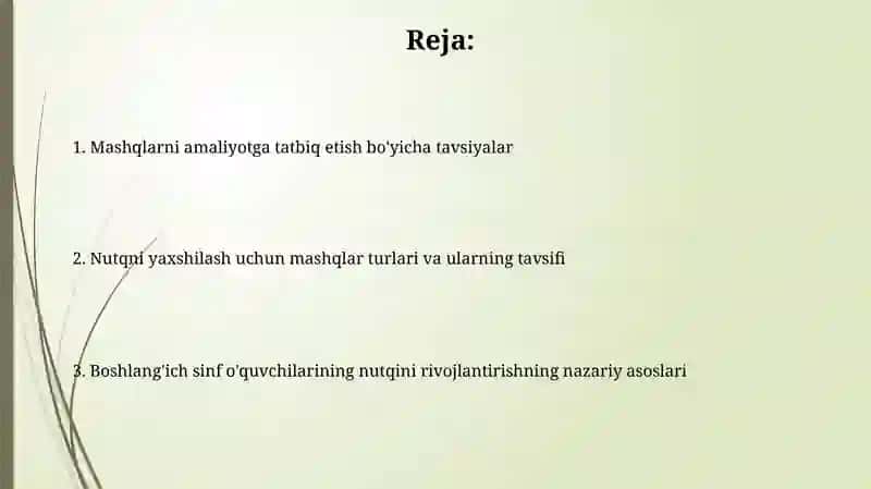 Boshlangʻich sinf o'quvchilarining nutqini oʻstirishga oid mashq turlari 2