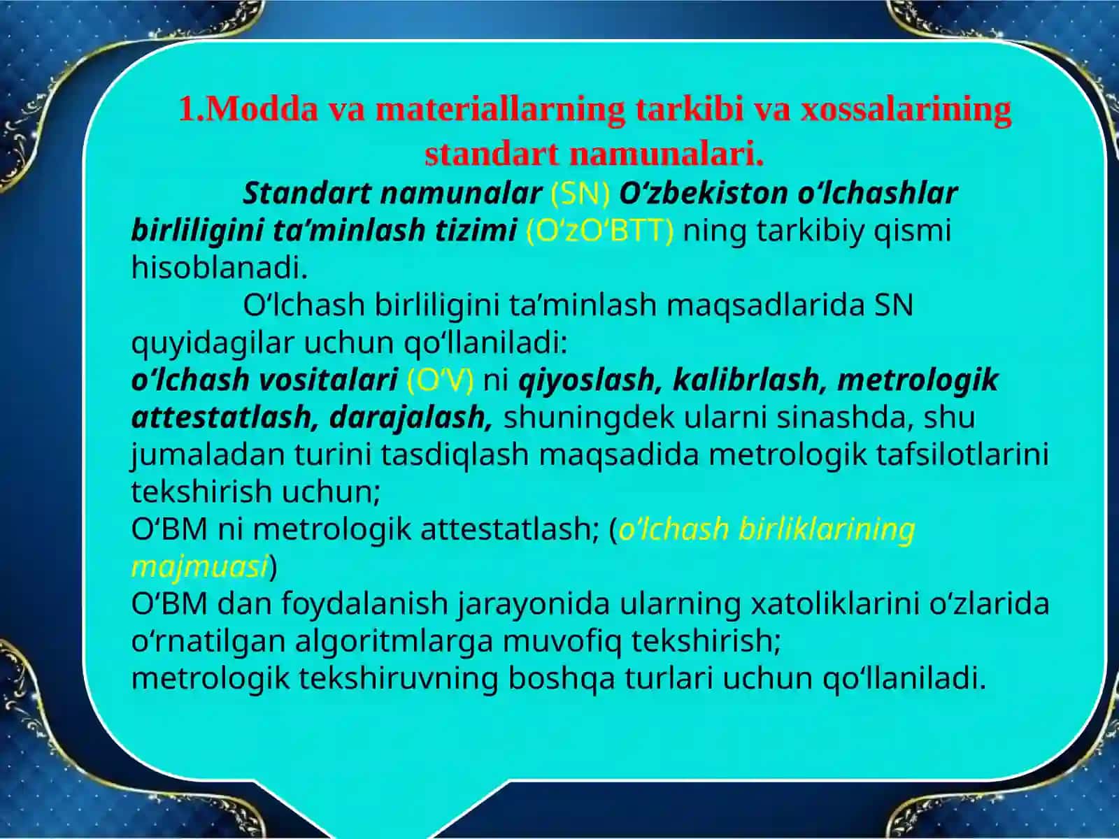 Me’yoriy hujjatlar ekspertizasi 2