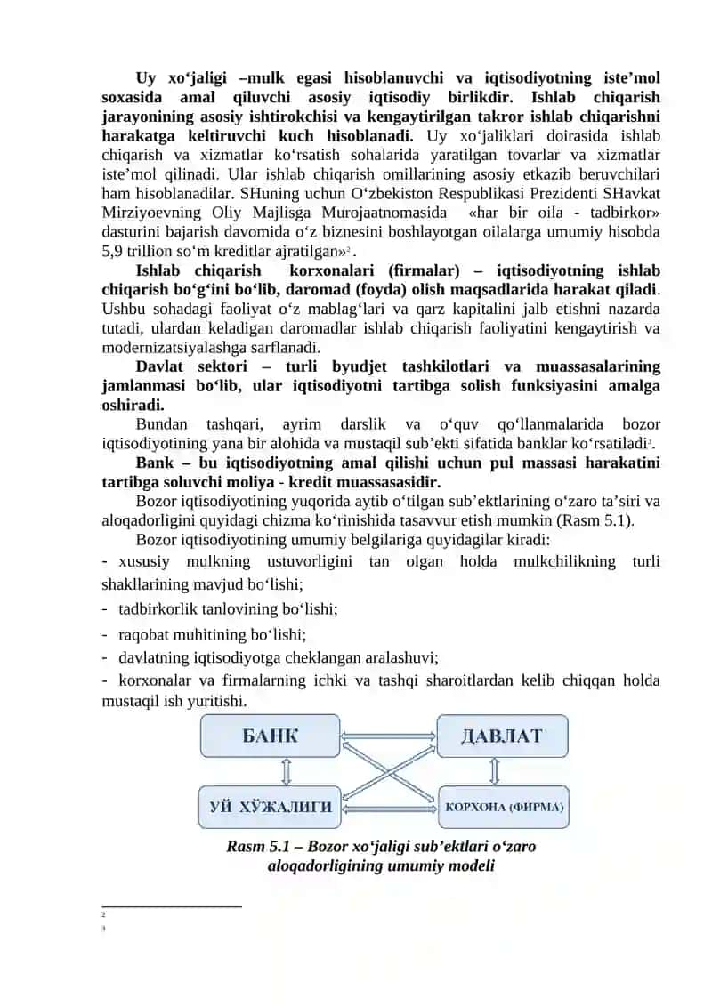 Bozor Iqtisodiyoti 2