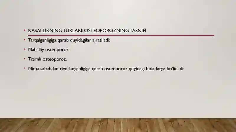 Osteoporoz kasalliklari 2