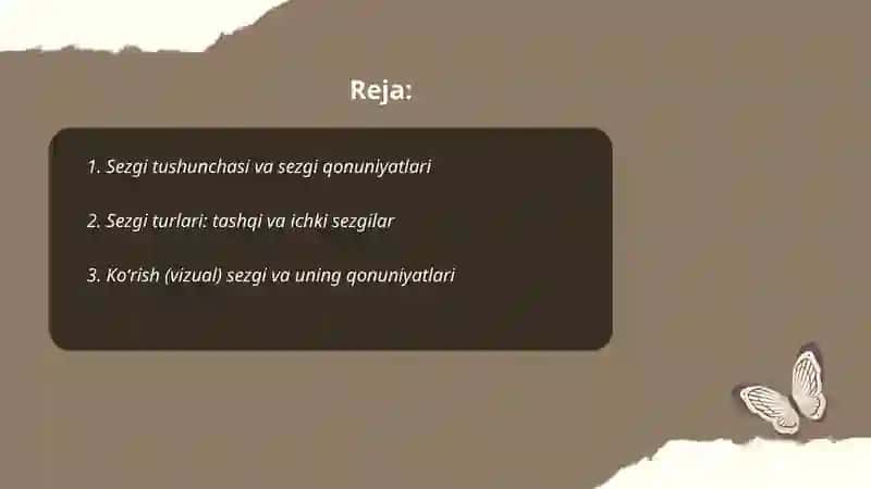 Sezgi turlari va uning qonuniyatlari 2
