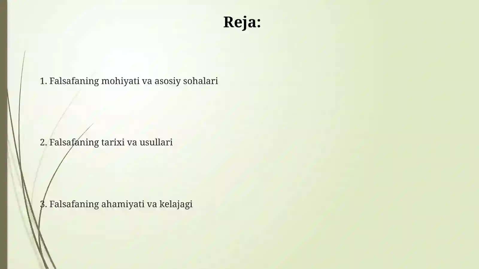 Falsafa tushunchasi 2