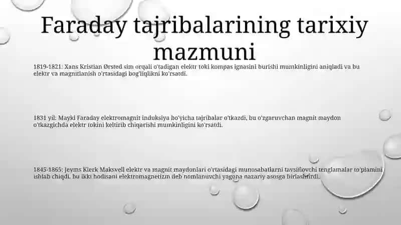 Elektromagnit Induksiyasi Faradey-Maksvel Talqini 2