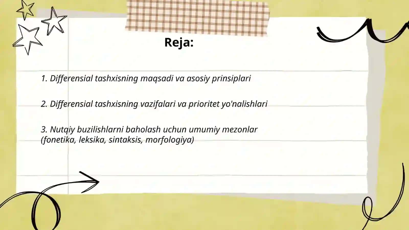 Differensial tashxisning maqsadi va asosiy prinsiplari 2