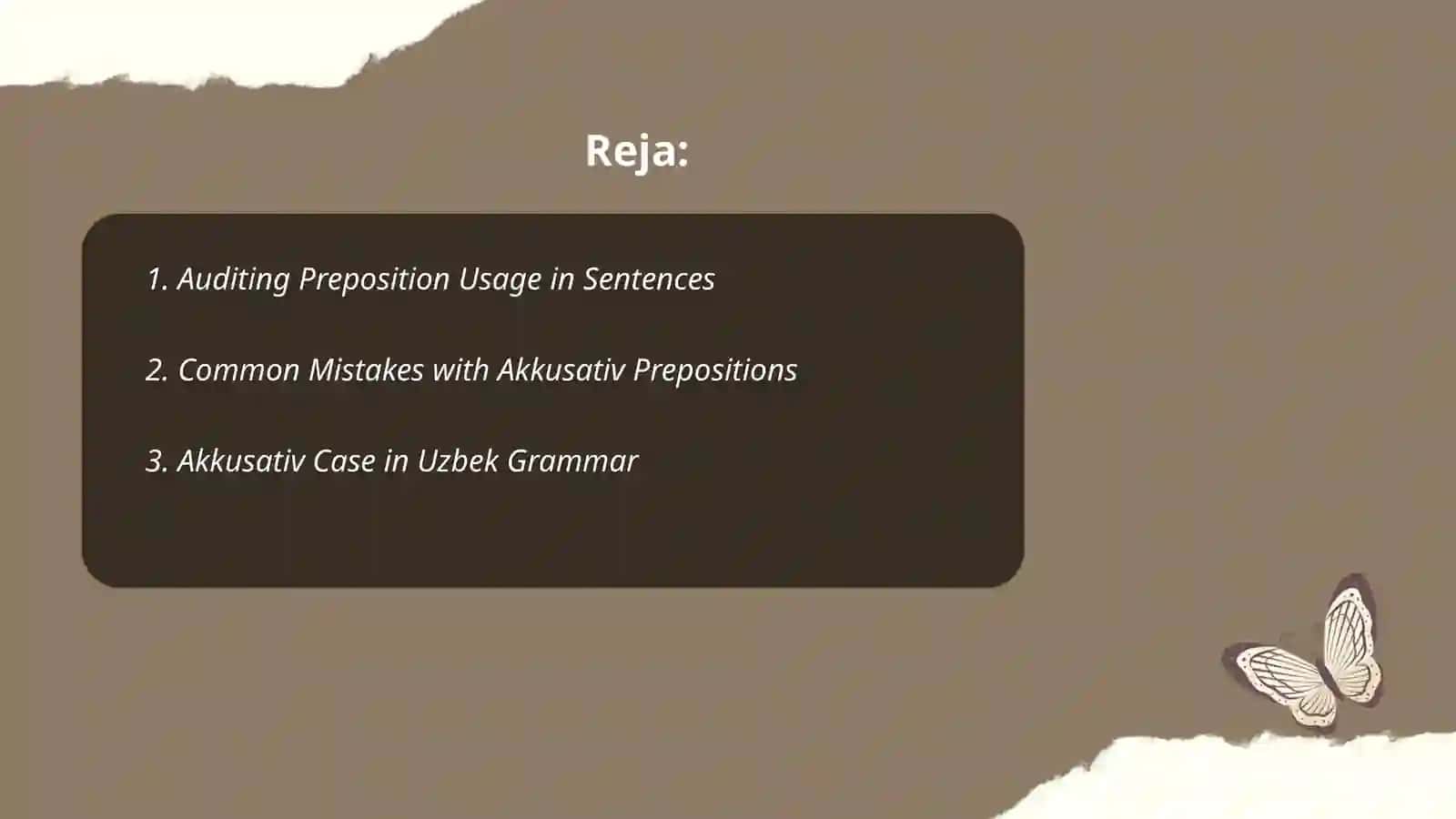 Prepositionen Akkusativ 2