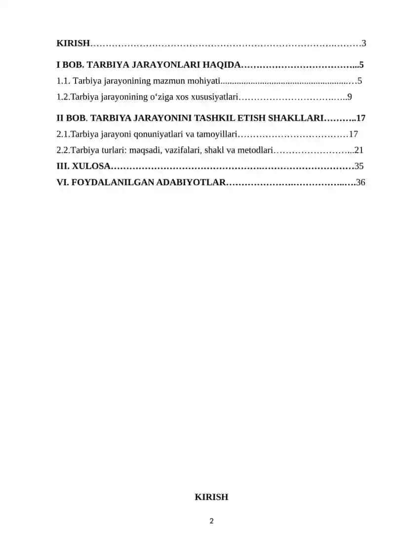 TARBIYAVIY ISHLAR METODIKASI 2