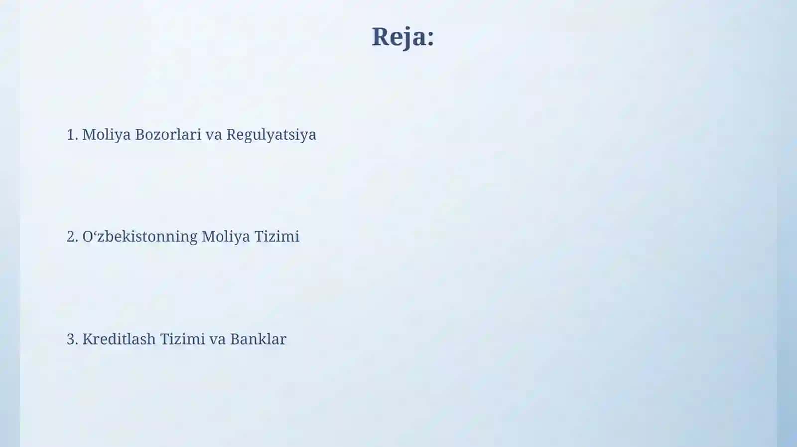 O'zbekistonda moliya-kridet tizimi 2