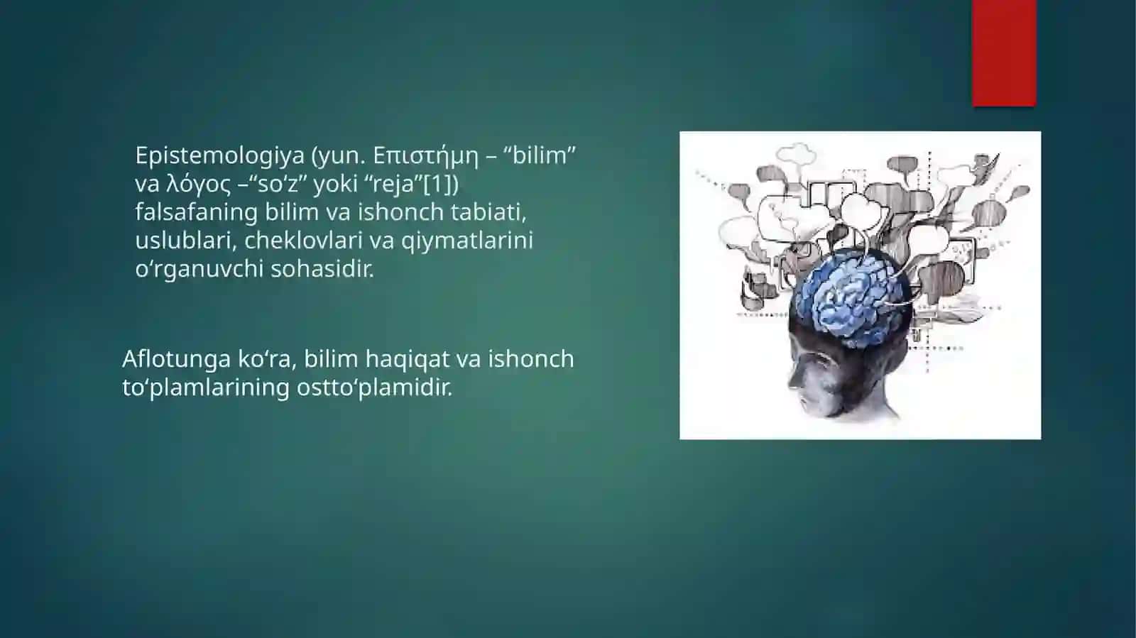 Bilish falsafasi 2