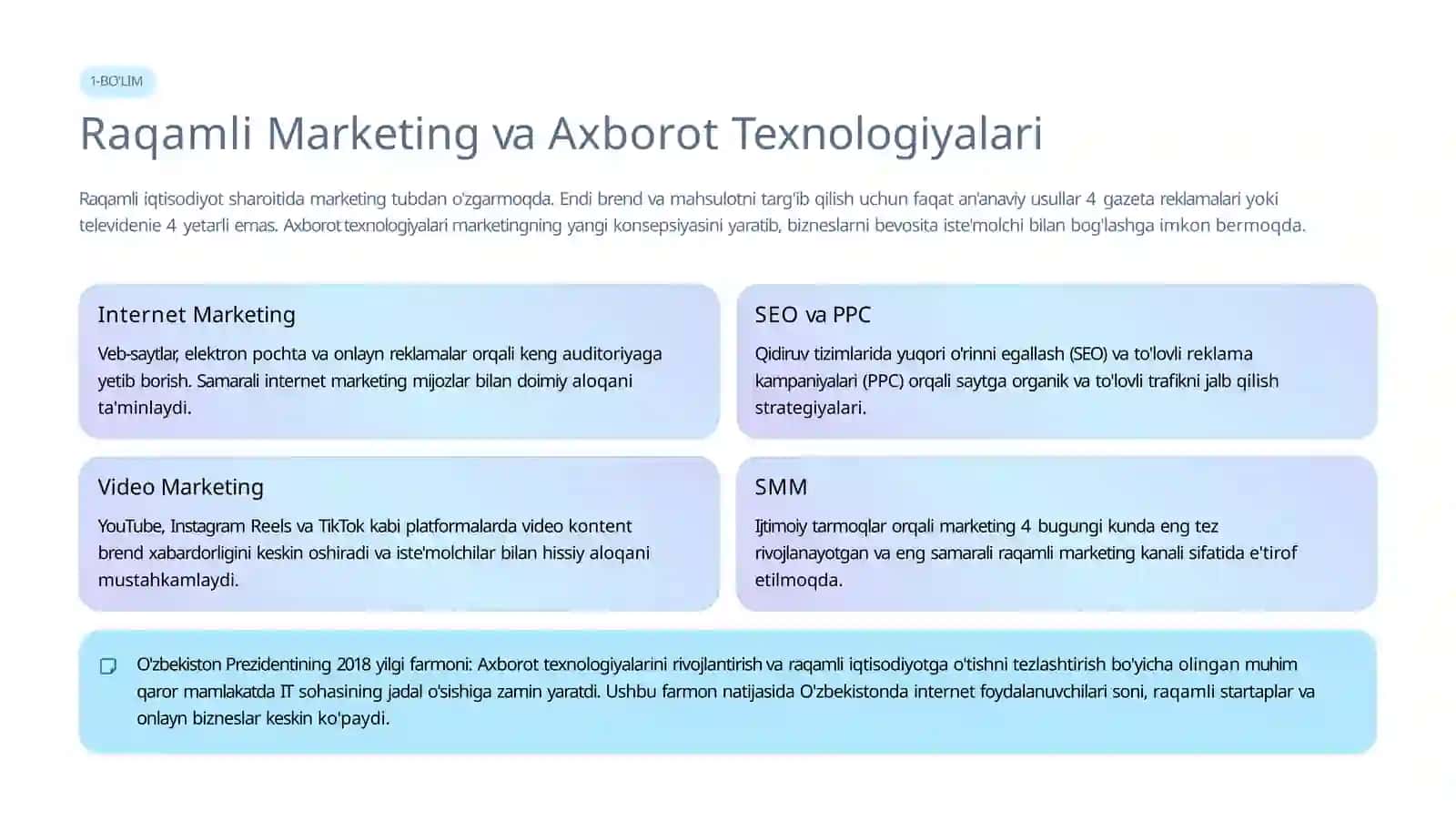 MARKETING&TEXNOLOGIYALAR 2