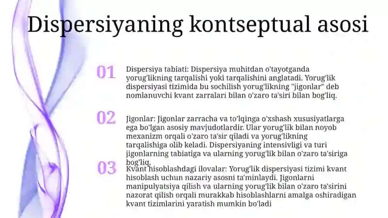 Yorug'Lik Dispersiyasi 2