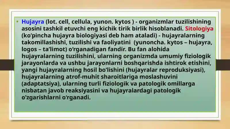 Sitologiya 2