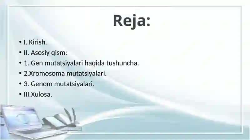 Xromosoma va genom mutatsiyalari 2