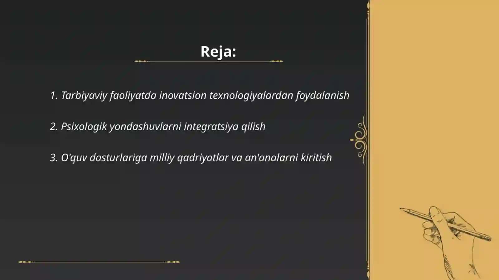 Sinf rahbarning tarbiyaviy faoliyati smaradorligini oshirish usullari 2