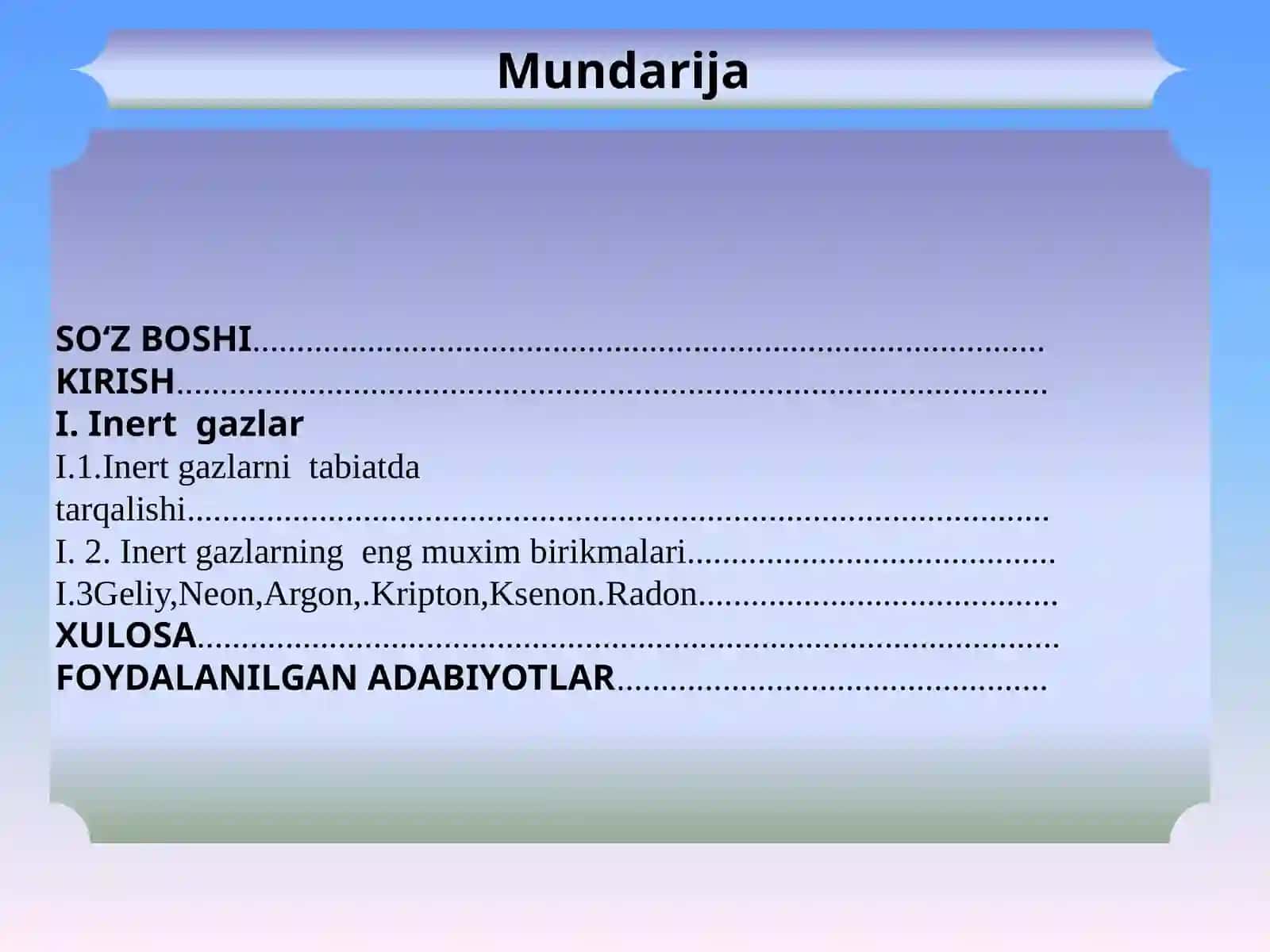 Inert gazlar 2