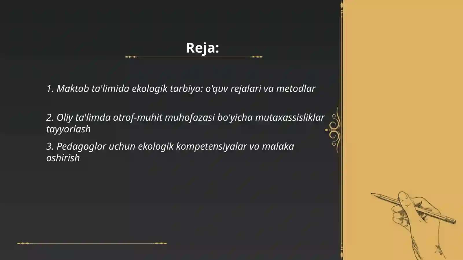 Maktab ta'limida ekologik tarbiya 2