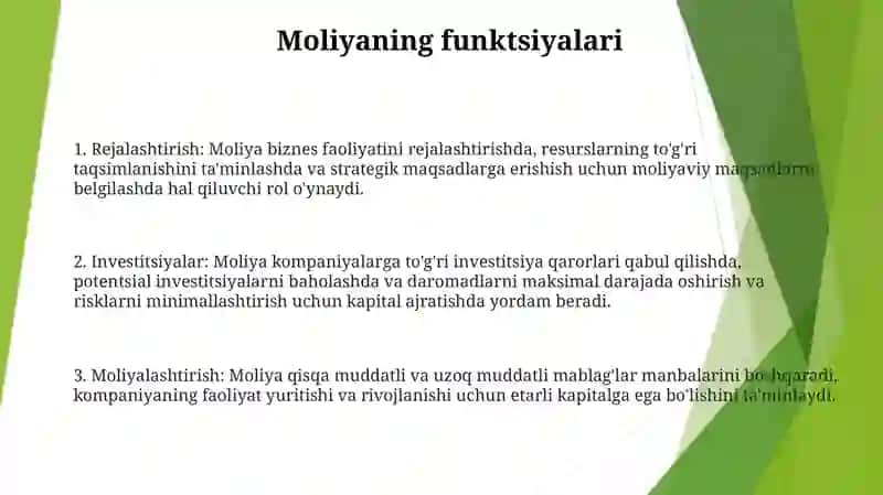 Moliyaning Funksiya Va Vazifalari 2