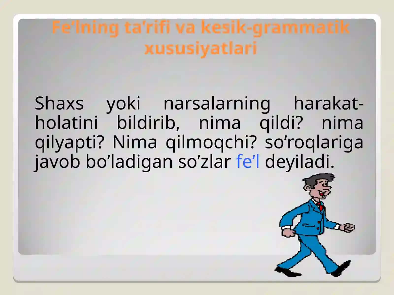 Fe’l so’z turkumi 2